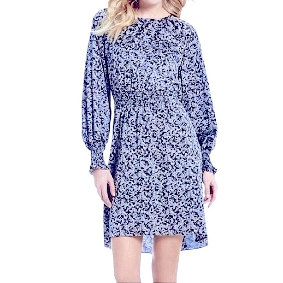 H by Halston Dresses & Skirts - H by HALSTON Long Sleeve Smocked Detail Dress Sz S